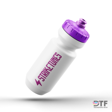 Calcomanías personalizadas para botellas de agua | DTF Transfers Now