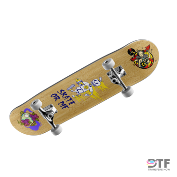 Calcomanías personalizadas para patinetas | DTF Transfers Now