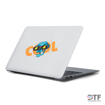 Calcomanías personalizadas para laptops | DTF Transfers Now