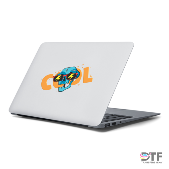 Calcomanías personalizadas para laptops | DTF Transfers Now