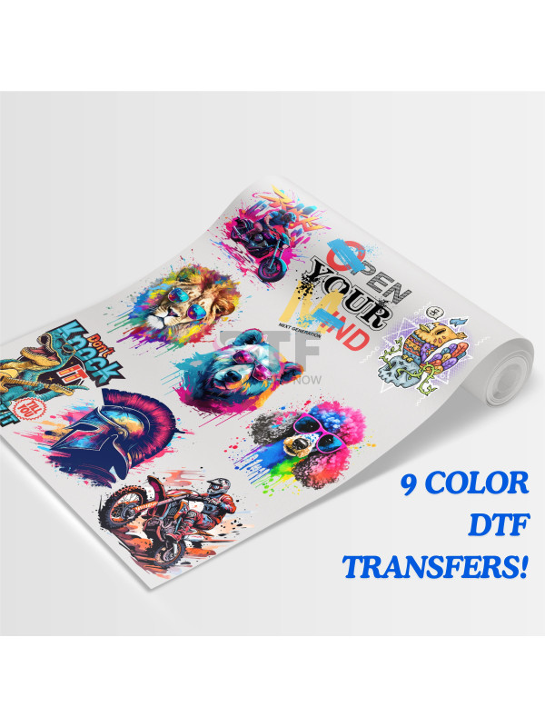 Ultra 9 Colores ORGB DTF Transfers