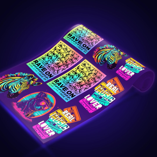 DTF UV Transfers de 9 Colores