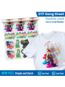 Custom DTF Gang Sheets | DTF Transfers Now