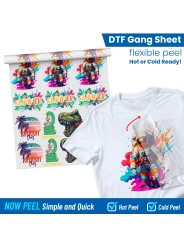 Custom DTF Gang Sheets | DTF Transfers Now