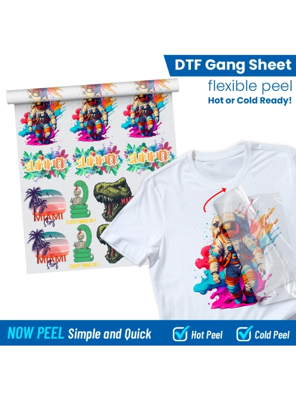Custom DTF Gang Sheets | DTF Transfers Now