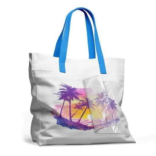 Custom DTF on a bag