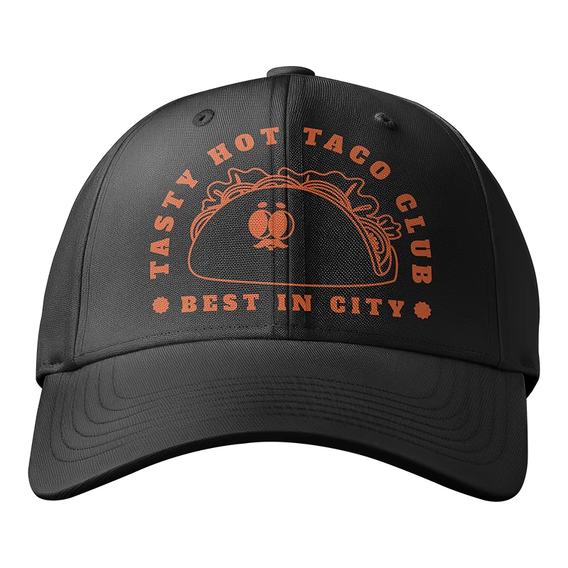 Cap with custom DTF print, ideal for expressing style and brand.